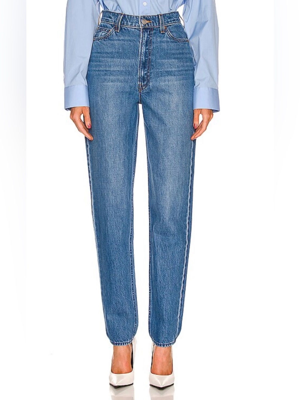 MOTHER barrel leg jeans High Waisted Twizzy Skimp 29 Delicious Memories baggy